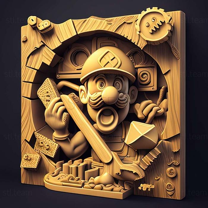 3D модель Гра Super Mario Maker (STL)
